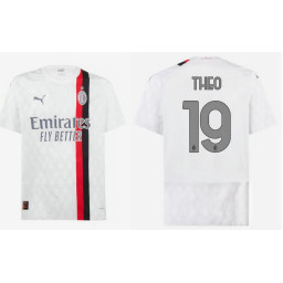 Women 2023-24 AC Milan 19 - Theo Away White Authentic Jersey