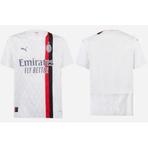 Youth 2023-24 AC Milan Away White Authentic Jersey