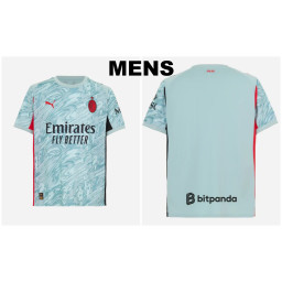 2025-2026 Ac Milan Customize Blue Home Goalkeeper Jersey